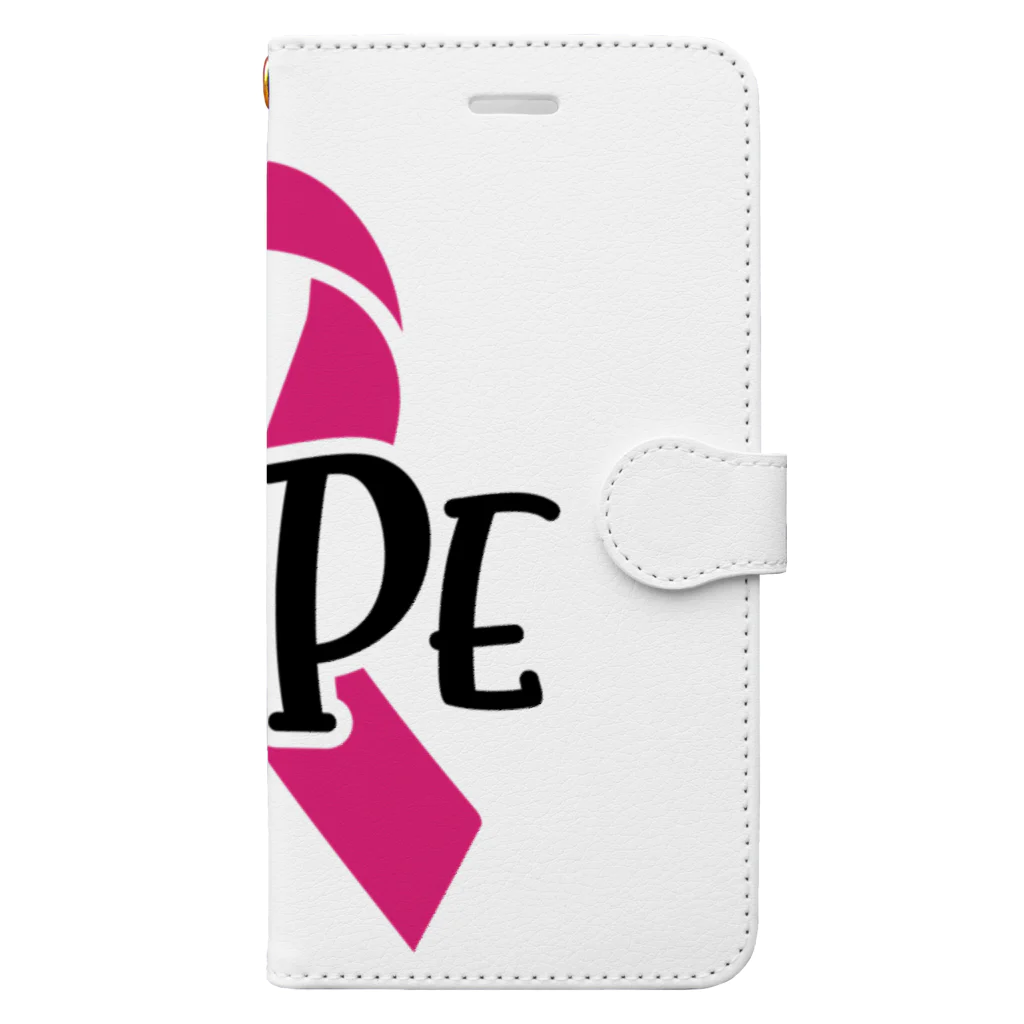 Fred HorstmanのBreast Cancer HOPE  乳がんの希望 Book-Style Smartphone Case