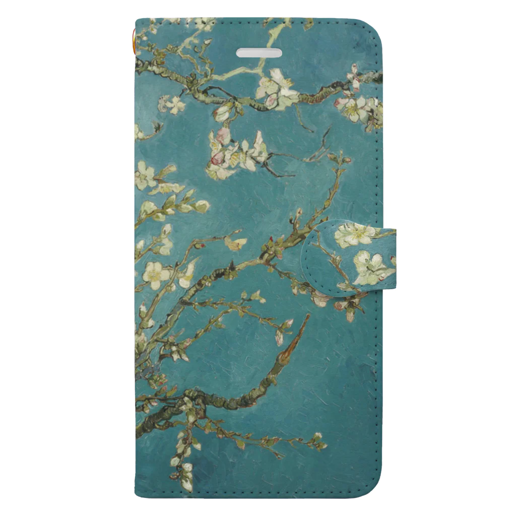 X-Artのゴッホ / 花咲くアーモンドの木の枝(1890) Book-Style Smartphone Case