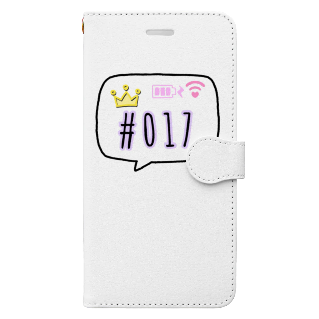 零 １７ 砲の#017 スマホ依存症 Book-Style Smartphone Case