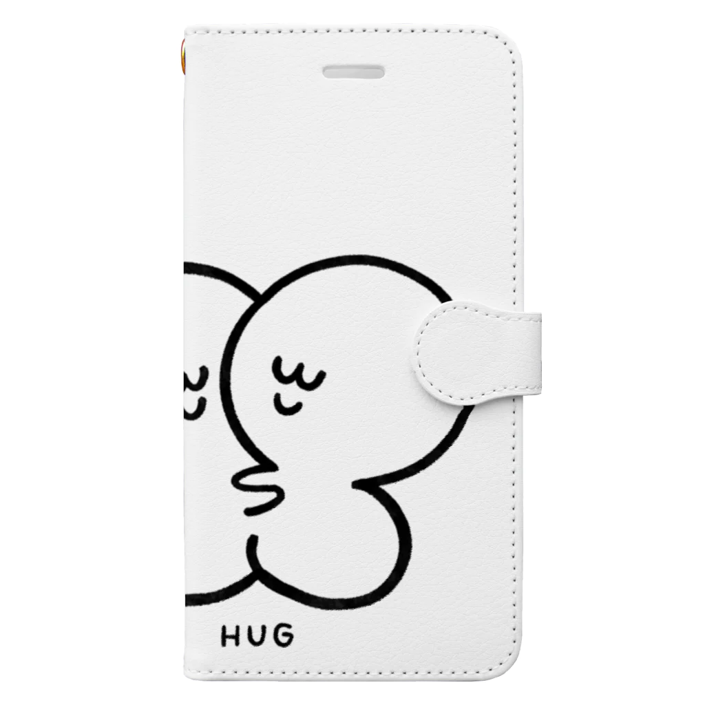 HUGのハグメン 手帳型スマホケース