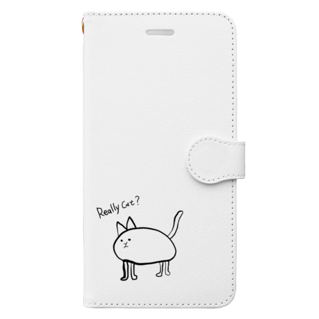 Caviar no togeのReally cat？ Book-Style Smartphone Case