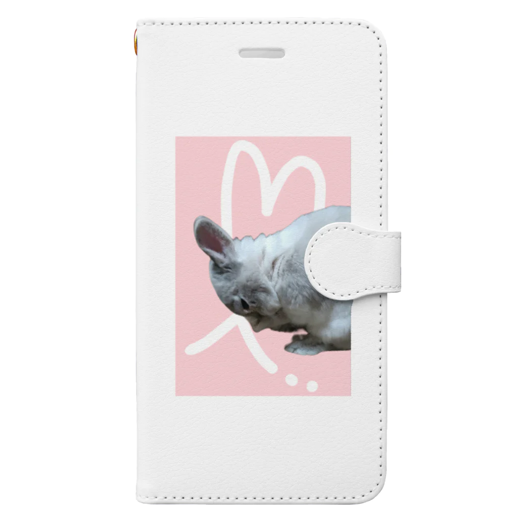 ぽぽこ🐰SHOPのくしくしバニラたん. ハートver Book-Style Smartphone Case