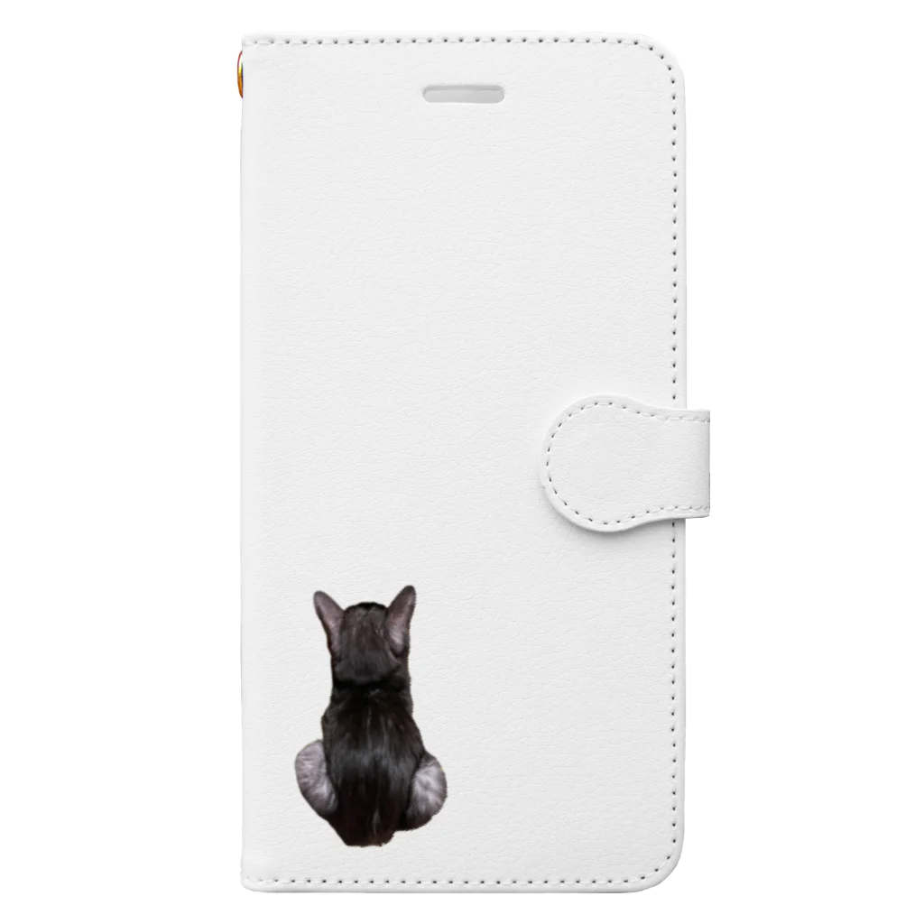 nya nya*のバックショットねこ Book-Style Smartphone Case