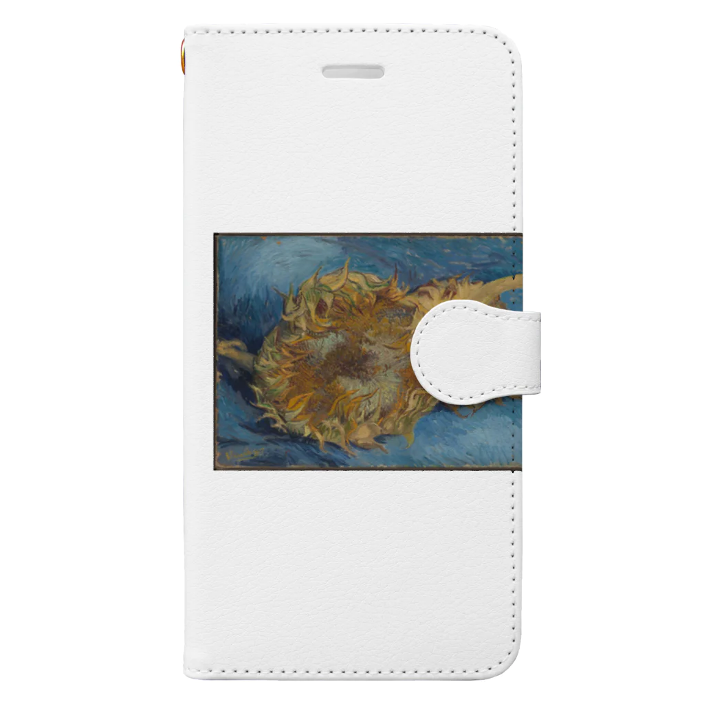 Masterpieceのゴッホ　/　ひまわり　Sunflowers 1887 Book-Style Smartphone Case