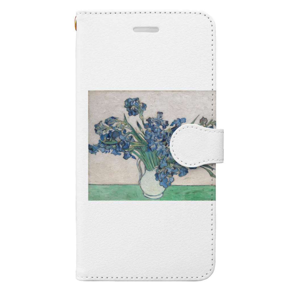 Masterpieceのヴィンセントヴァンゴッホ  / アイリス  Irises 1890 Book-Style Smartphone Case