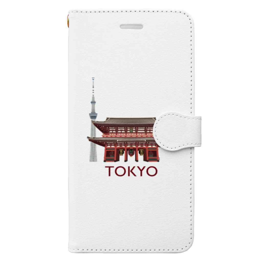 MrKShirtsの東京 浅草 Book-Style Smartphone Case