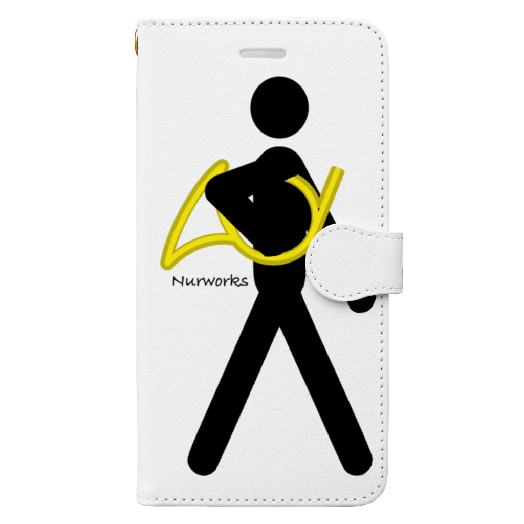 ぬるのThe Walking Hornist w/o Logo Book-Style Smartphone Case