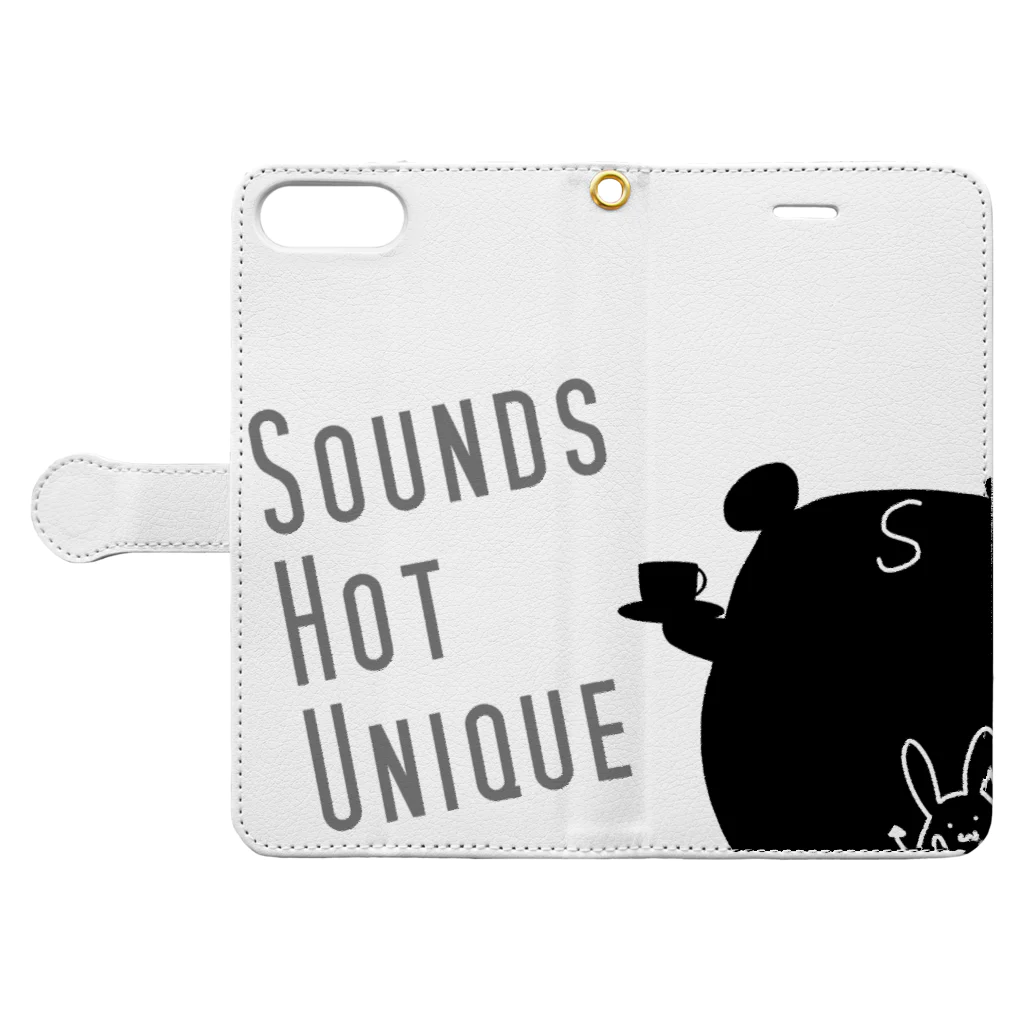 BabyShu shopのSoundsHotUnique Book-Style Smartphone Case:Opened (outside)