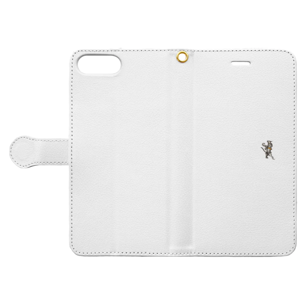 PINE＆PLAYING　DEPARTMENT STOREの長靴をはいた猫 Book-Style Smartphone Case:Opened (outside)
