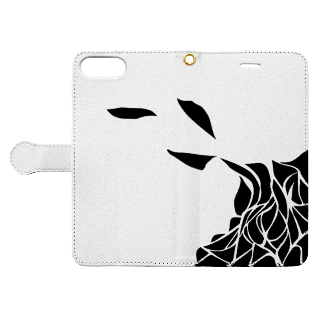 imAgeのハナ Book-Style Smartphone Case:Opened (outside)