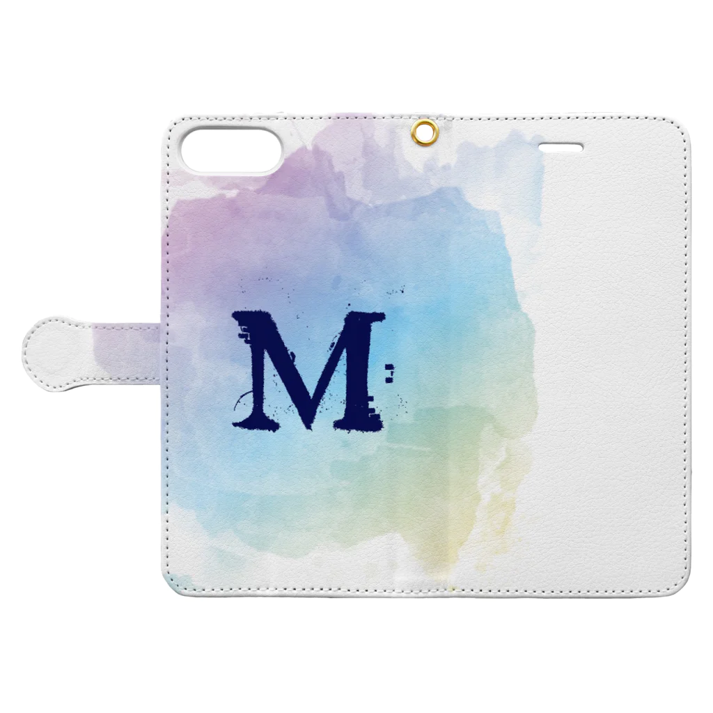 MIXED-NUTSのM×水溜 Book-Style Smartphone Case:Opened (outside)