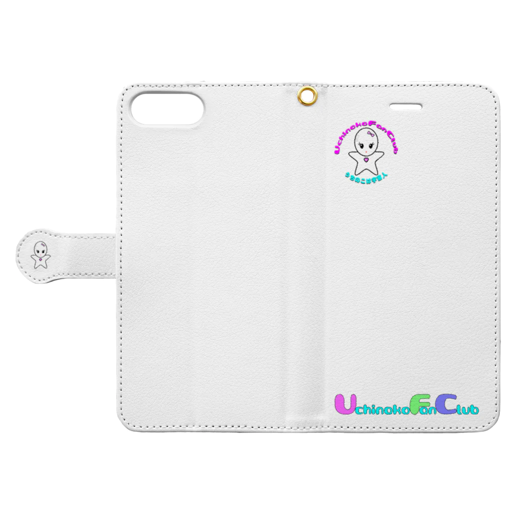 tomo-miseのうちの子は宇宙人 2 （スマホケース・手帳型） Book-Style Smartphone Case:Opened (outside)