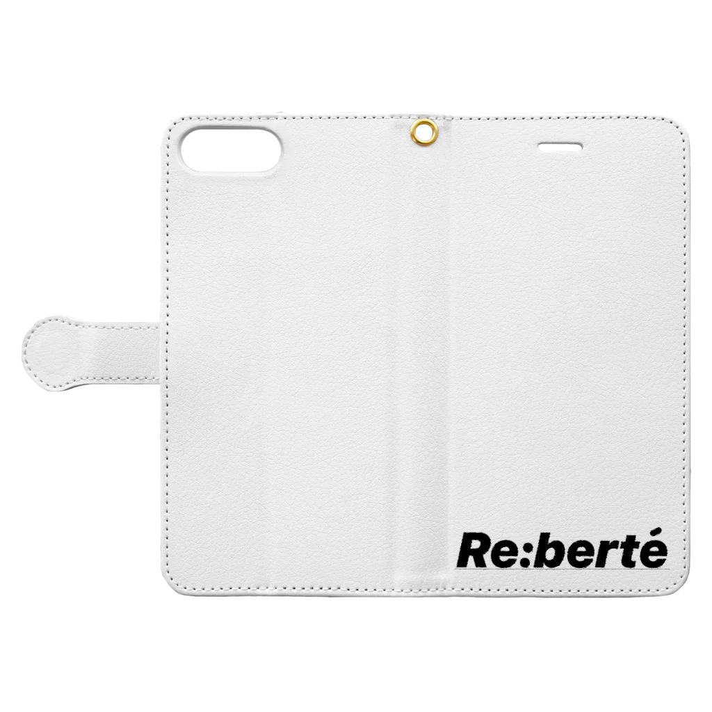 リベルテ・ガーのRe：berte' Book-Style Smartphone Case:Opened (outside)