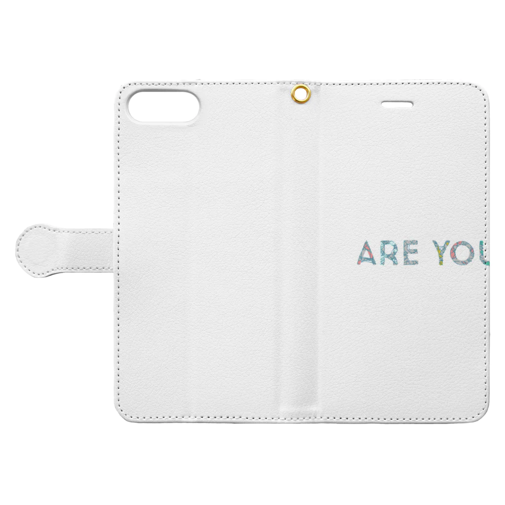 まりん@グラフィックレコーダーのARE YOU Book-Style Smartphone Case:Opened (outside)