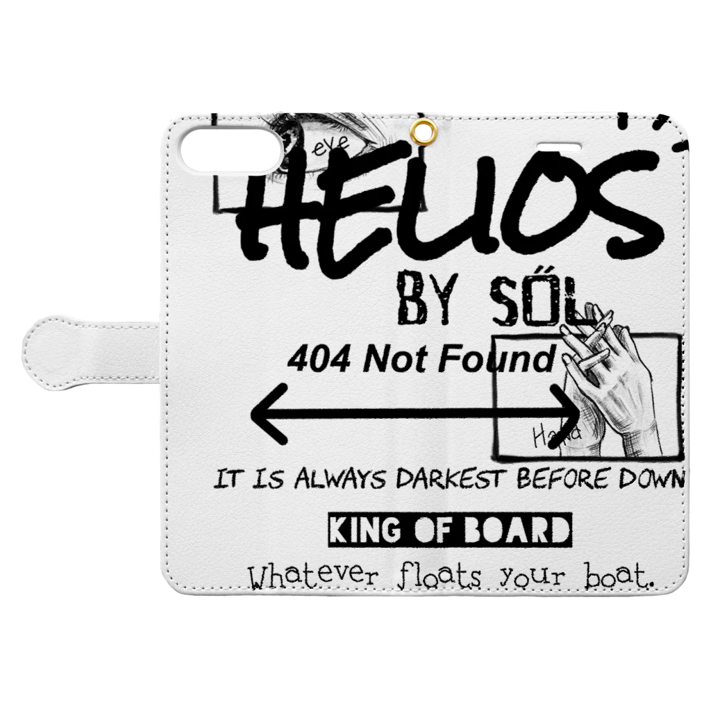 SOLsunのHELIOS Book-Style Smartphone Case:Opened (outside)