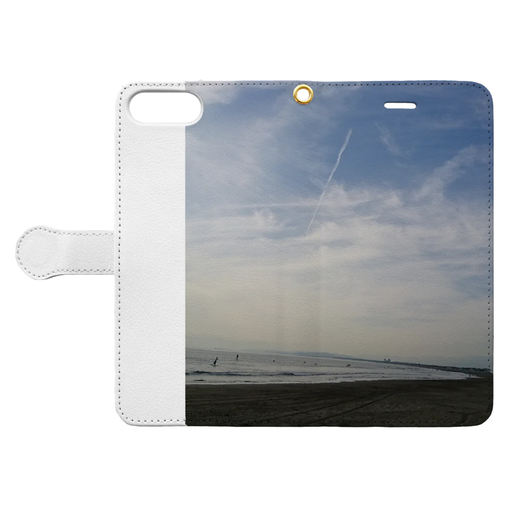 GSのあの日の空 Book-Style Smartphone Case:Opened (outside)