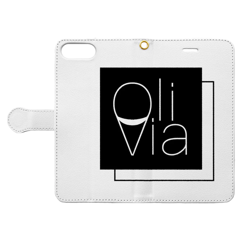 Olivia 【Official】のOlivia Book-Style Smartphone Case:Opened (outside)