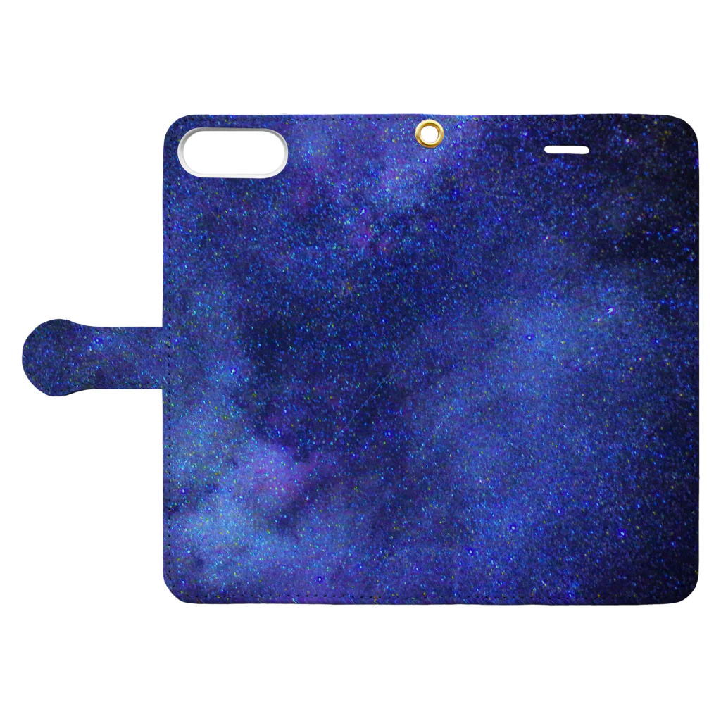 YukapasaのGalaxy Blue Book-Style Smartphone Case:Opened (outside)