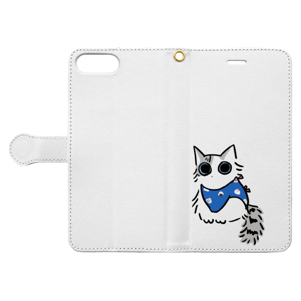 ふうちゃんのお店の術後服ふうちゃん Book-Style Smartphone Case:Opened (outside)