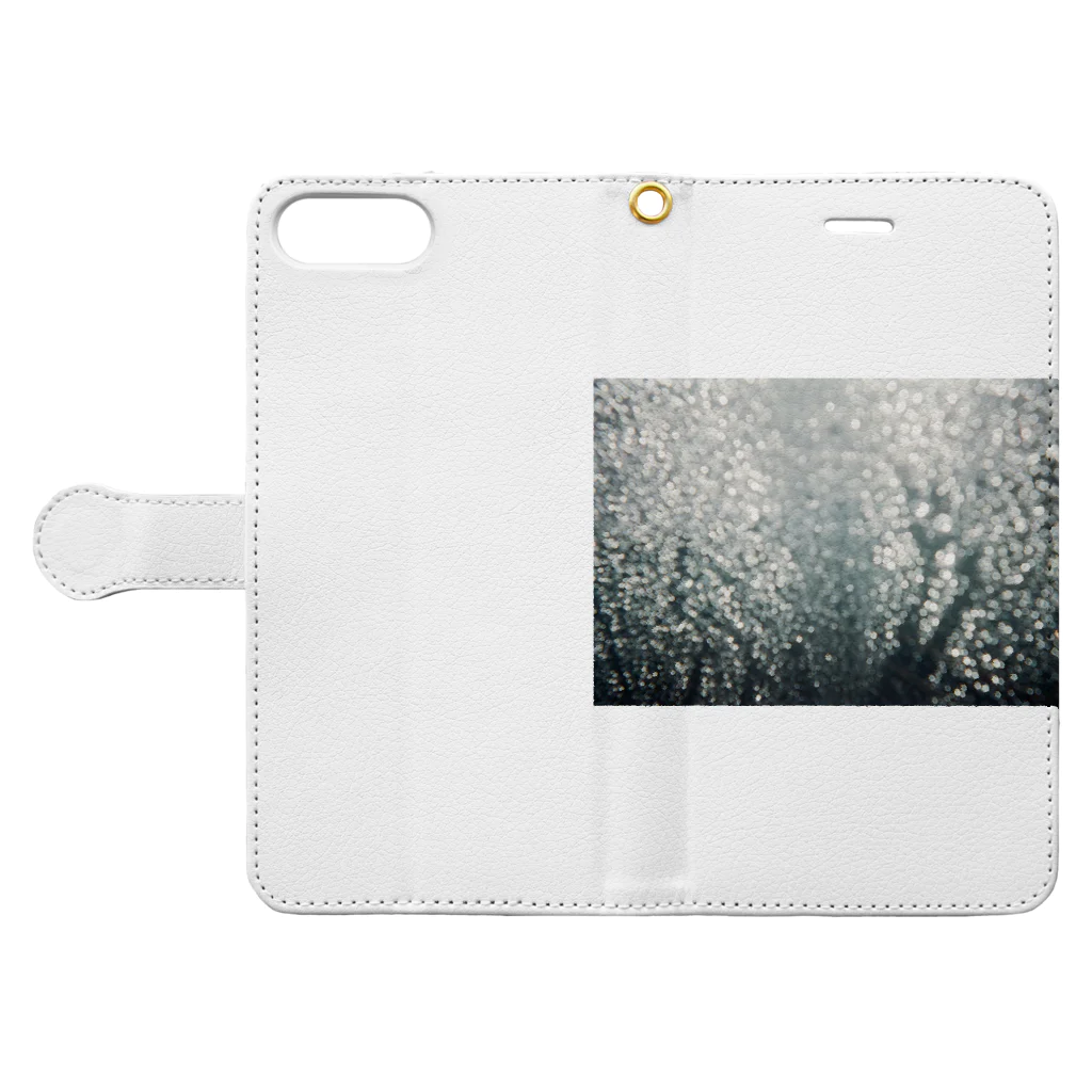 yunaの雨 Book-Style Smartphone Case:Opened (outside)