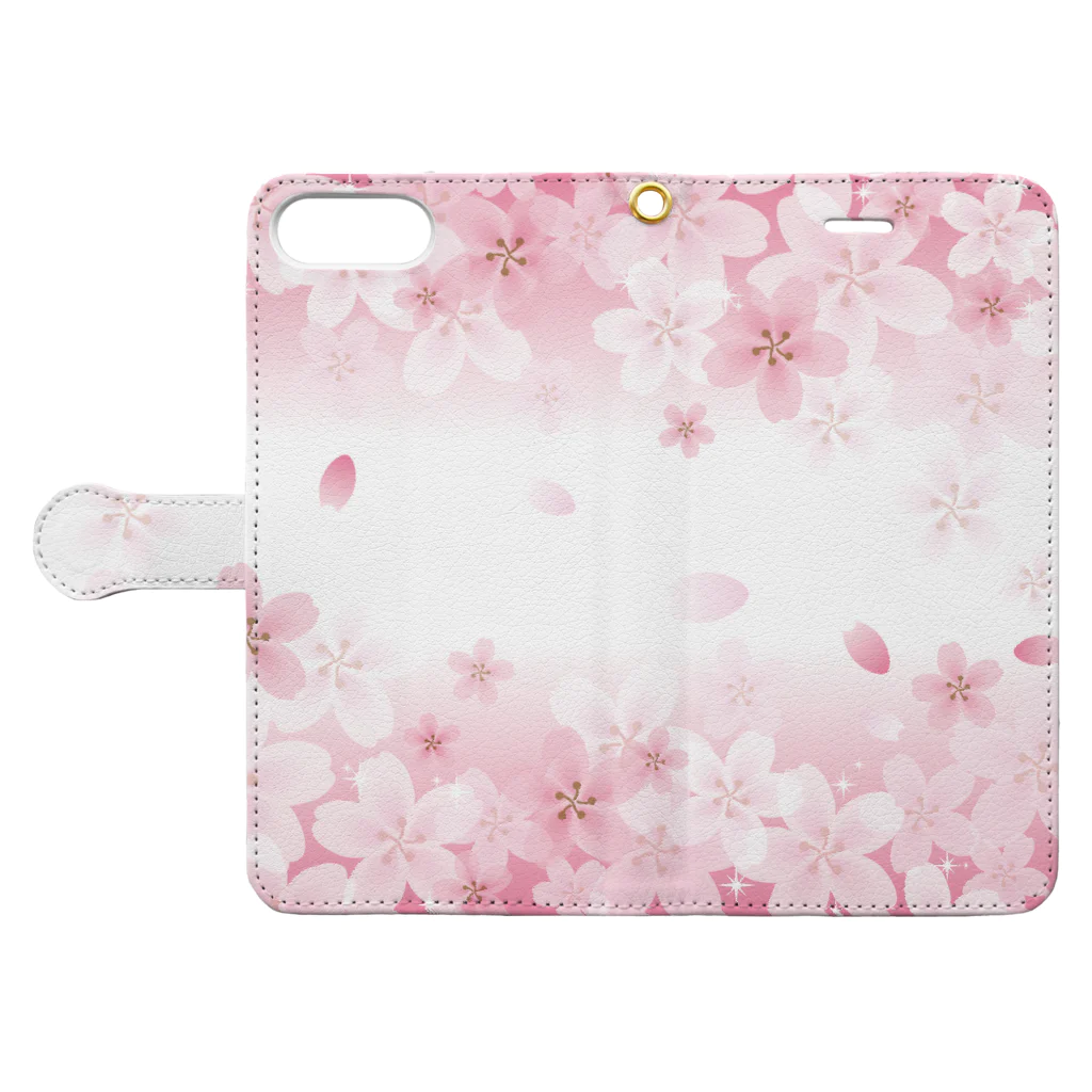 わたのはらの花よりほかに Book-Style Smartphone Case:Opened (outside)