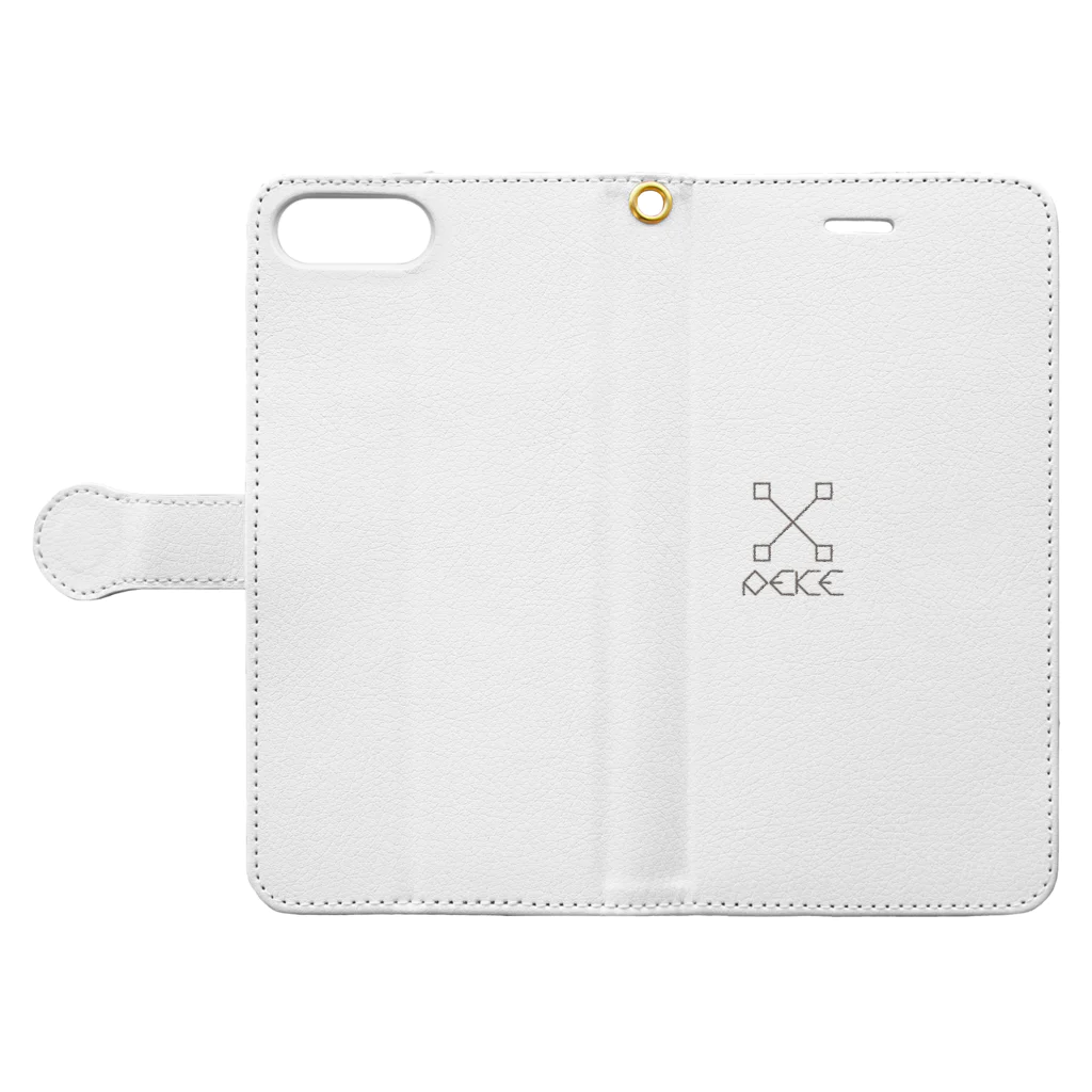 ryu-gのpeke Book-Style Smartphone Case:Opened (outside)