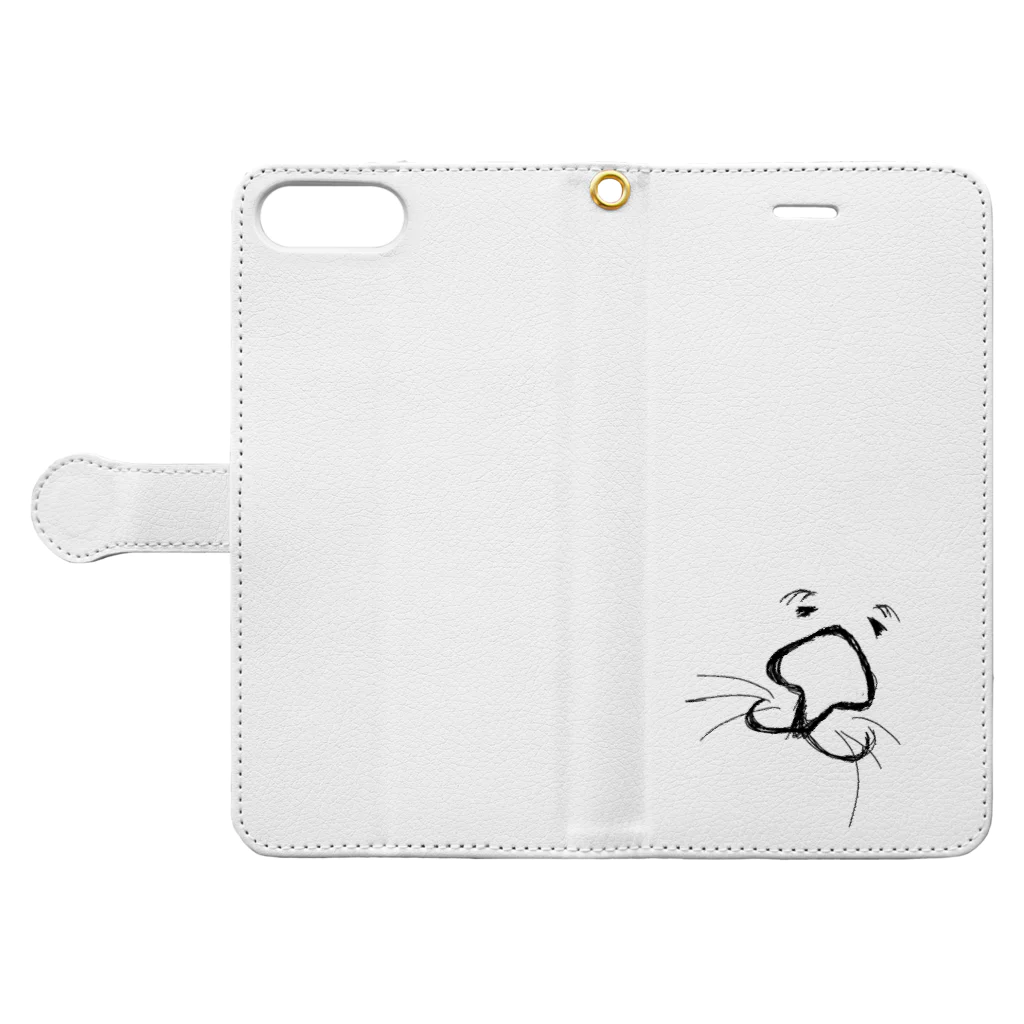 kyoto-laboのgentle_lion Book-Style Smartphone Case:Opened (outside)