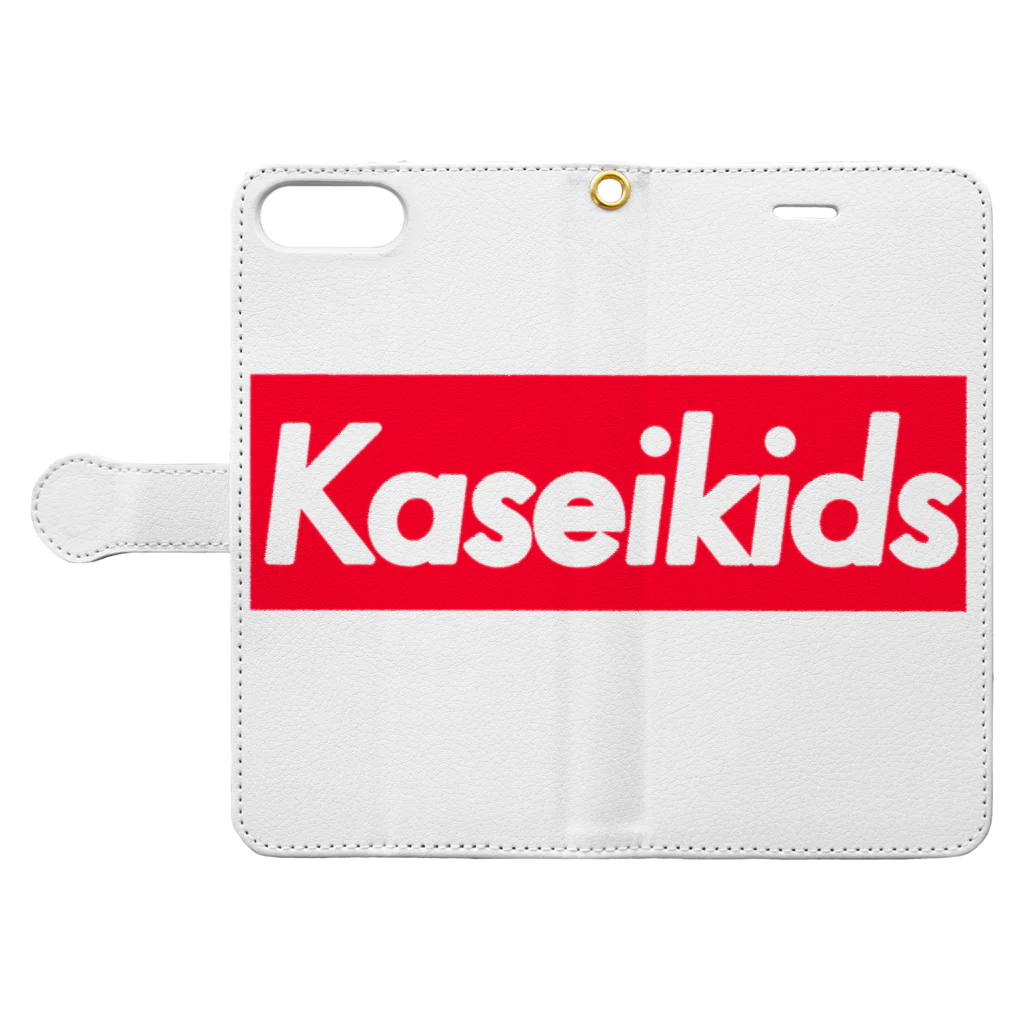 shishimairmkのKaseikids 手帳型スマホケースを開いた場合(外側)