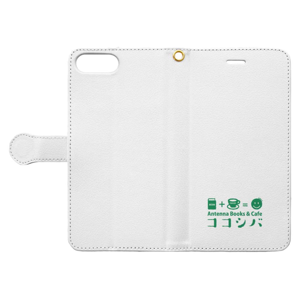 ココシバのココシバグッズ3 Book-Style Smartphone Case:Opened (outside)