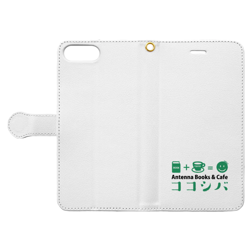 ココシバのココシバグッズ4 Book-Style Smartphone Case:Opened (outside)