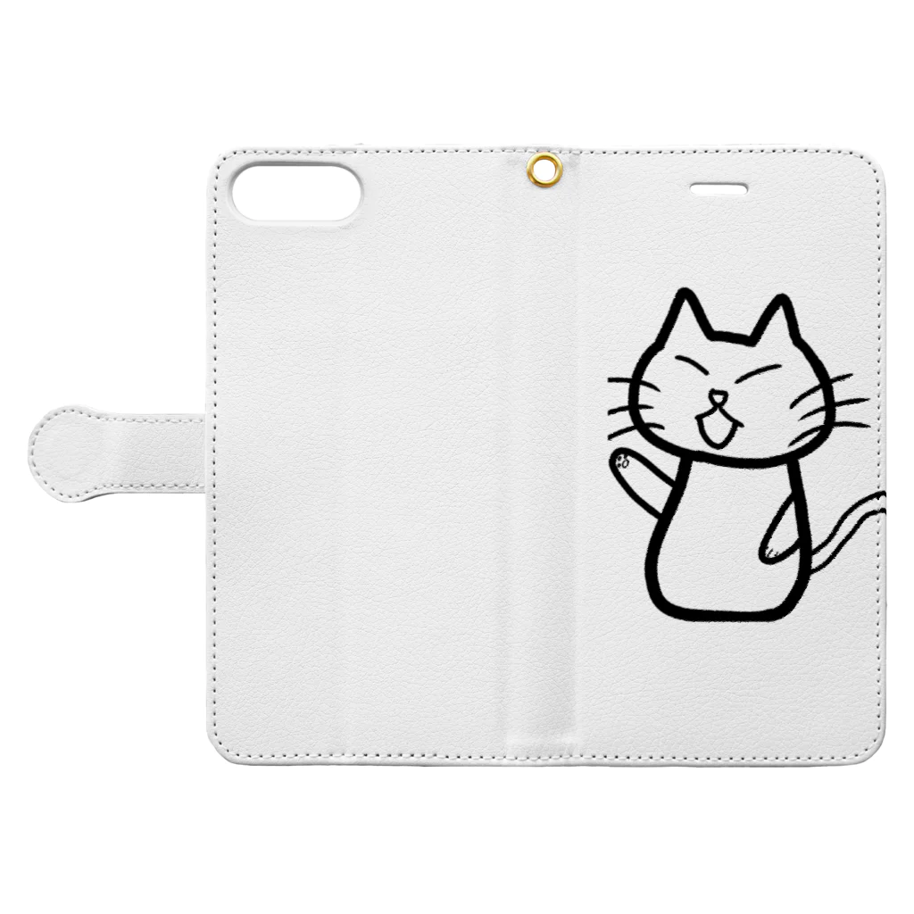 BOOK OFFのCAT of DUTY Book-Style Smartphone Case:Opened (outside)