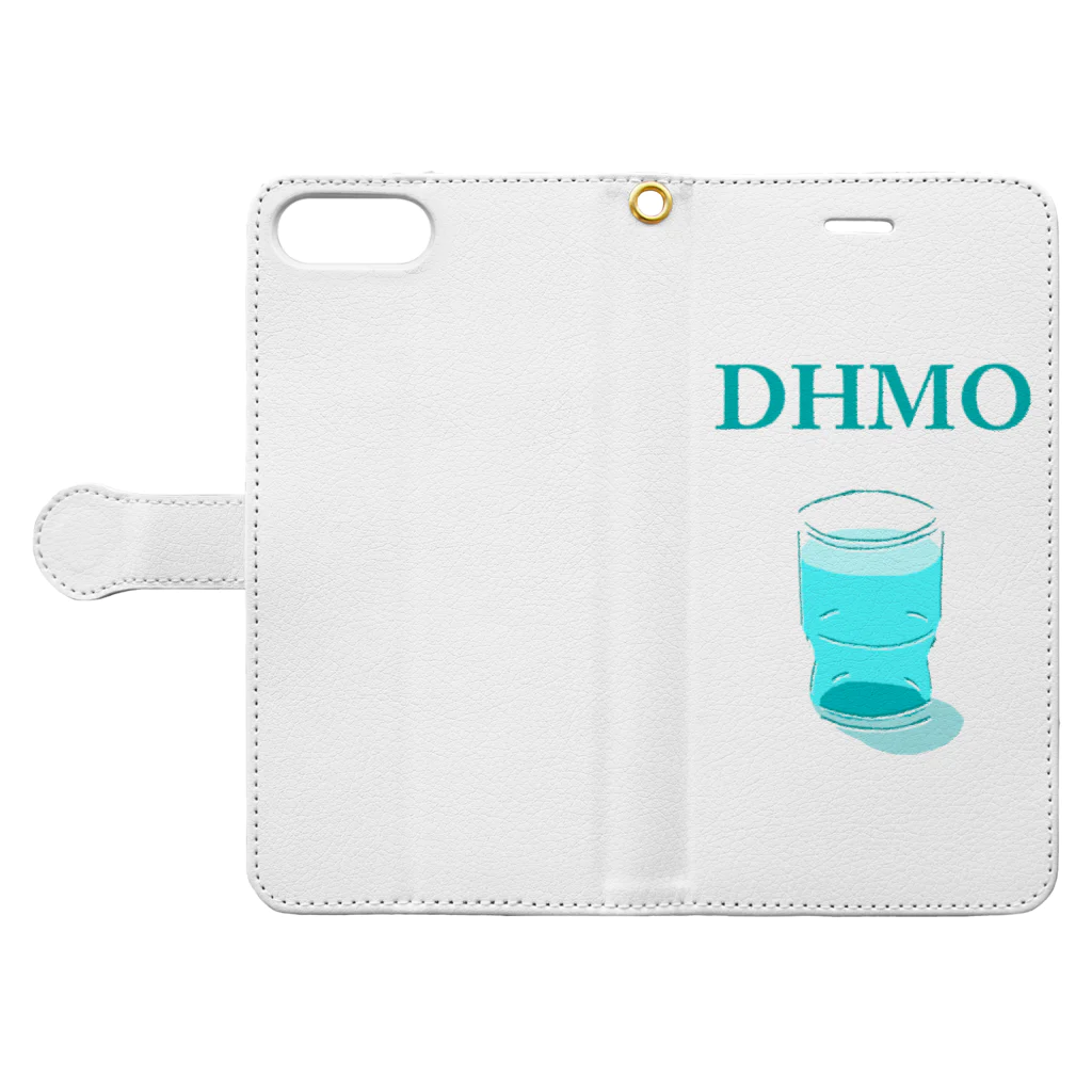 NIKORASU GOのＤＨＭＯ Book-Style Smartphone Case:Opened (outside)