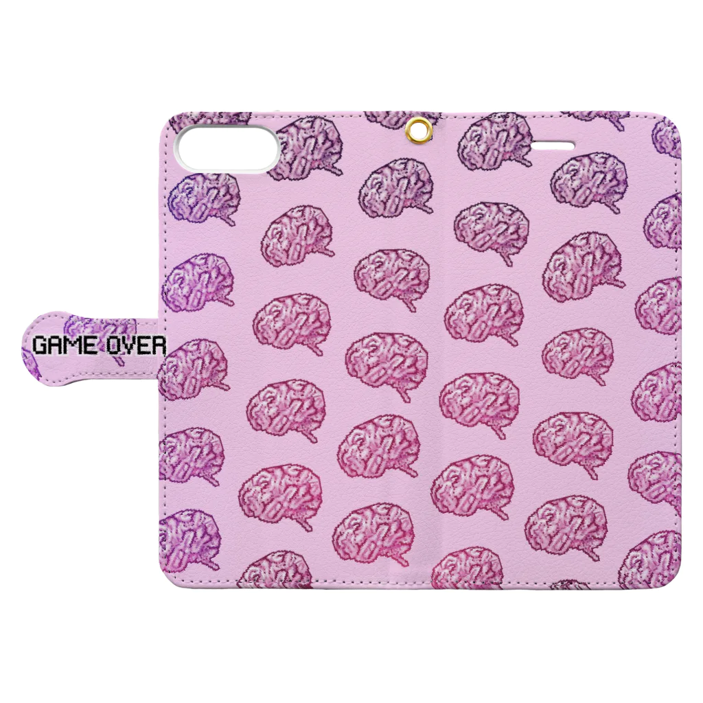 ЯMMRの脳みそ🧠 Book-Style Smartphone Case:Opened (outside)