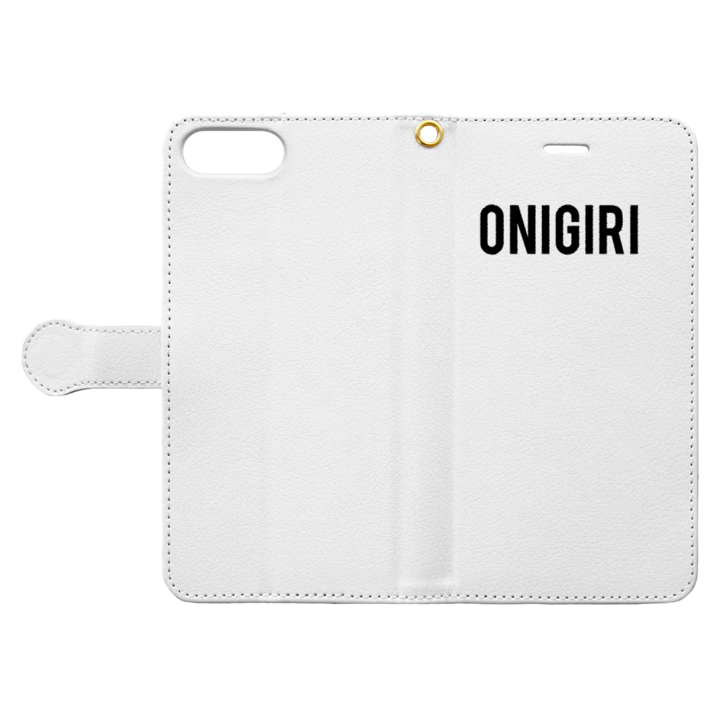 onigirixxniginigiのONIGIRI Book-Style Smartphone Case:Opened (outside)