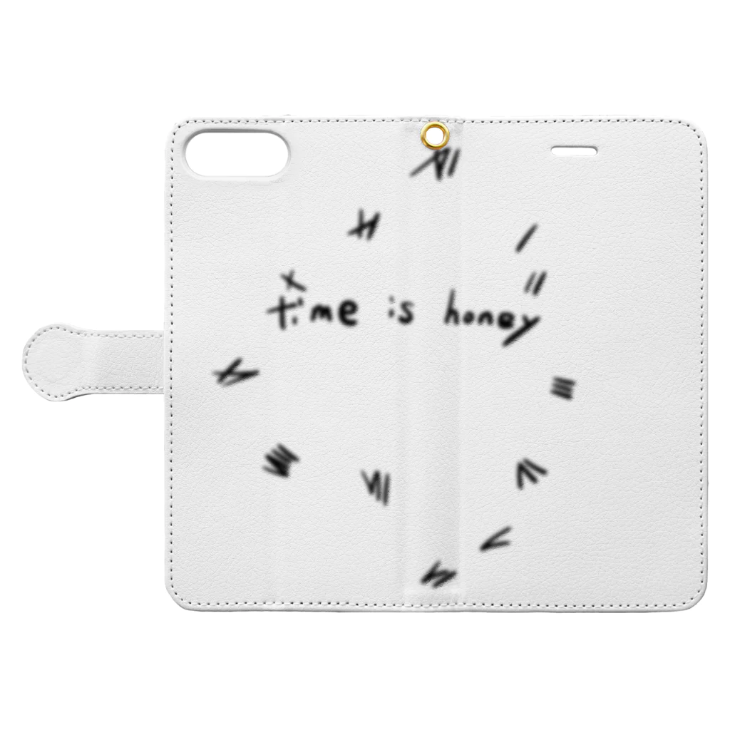 Ａ：ＭのTimeIsHoney-Misty Book-Style Smartphone Case:Opened (outside)