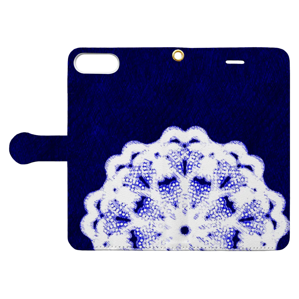 YUKO-YUKOのクラッシック Book-Style Smartphone Case:Opened (outside)