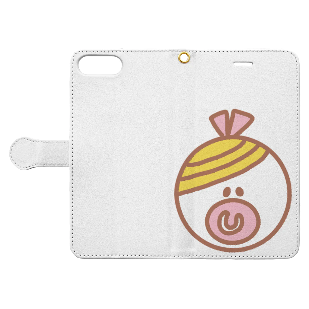 SESEのシンプルBaby Book-Style Smartphone Case:Opened (outside)
