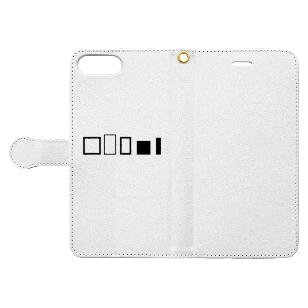 HYOGOisNARAのEnd of Proof Book-Style Smartphone Case:Opened (outside)