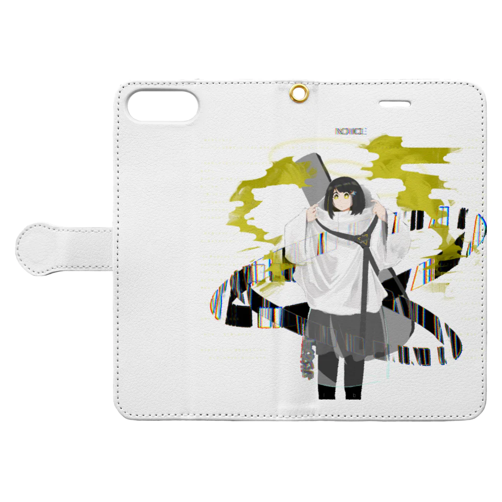 awaneetのNotice Book-Style Smartphone Case:Opened (outside)