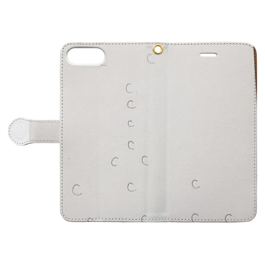 goodneckのa  lot  of  c Book-Style Smartphone Case:Opened (outside)