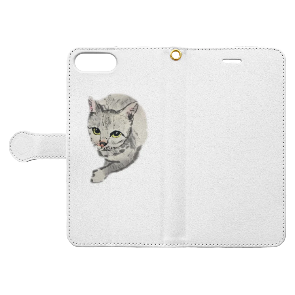 HYOGOisNARAの我的猫很可爱 Book-Style Smartphone Case:Opened (outside)