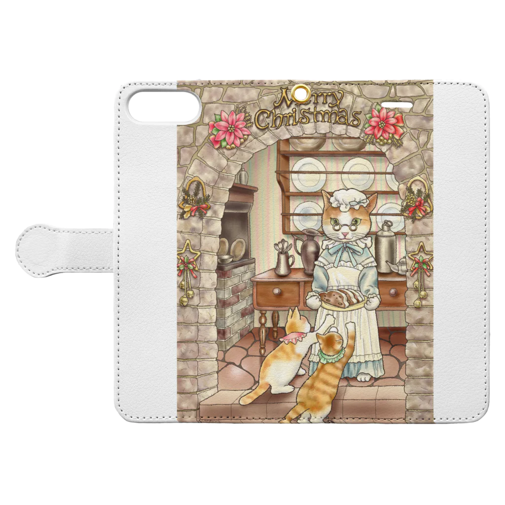 Ａｔｅｌｉｅｒ　Ｈｅｕｒｅｕｘのグランマのシュトーレン Book-Style Smartphone Case:Opened (outside)