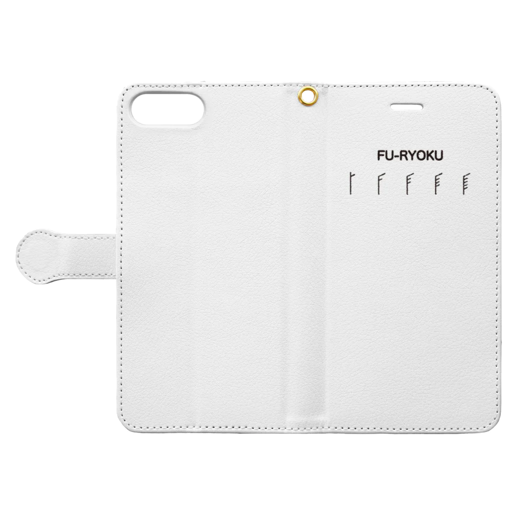 office soracoco のFU-RYOKU Book-Style Smartphone Case:Opened (outside)