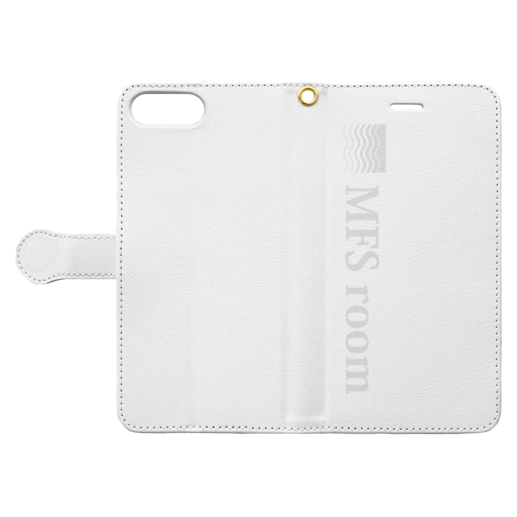 MFSのMFS room trim3(淡い灰色) Book-Style Smartphone Case:Opened (outside)