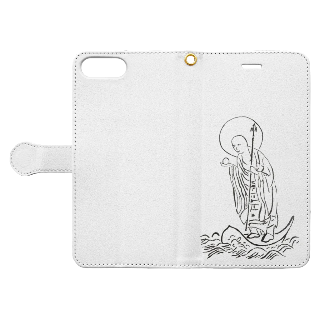 ヤンベ・トーソンのnaminori zizo Book-Style Smartphone Case:Opened (outside)