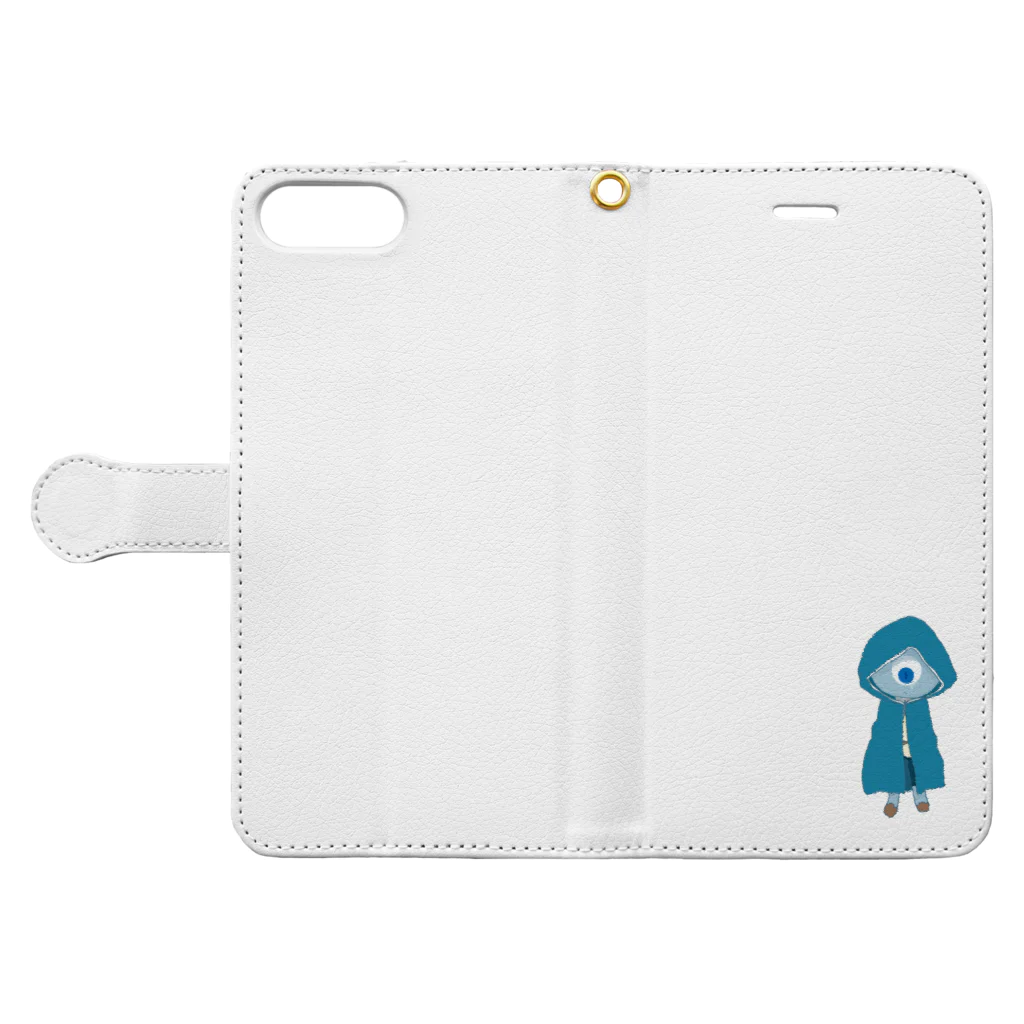mosrisのオード Book-Style Smartphone Case:Opened (outside)