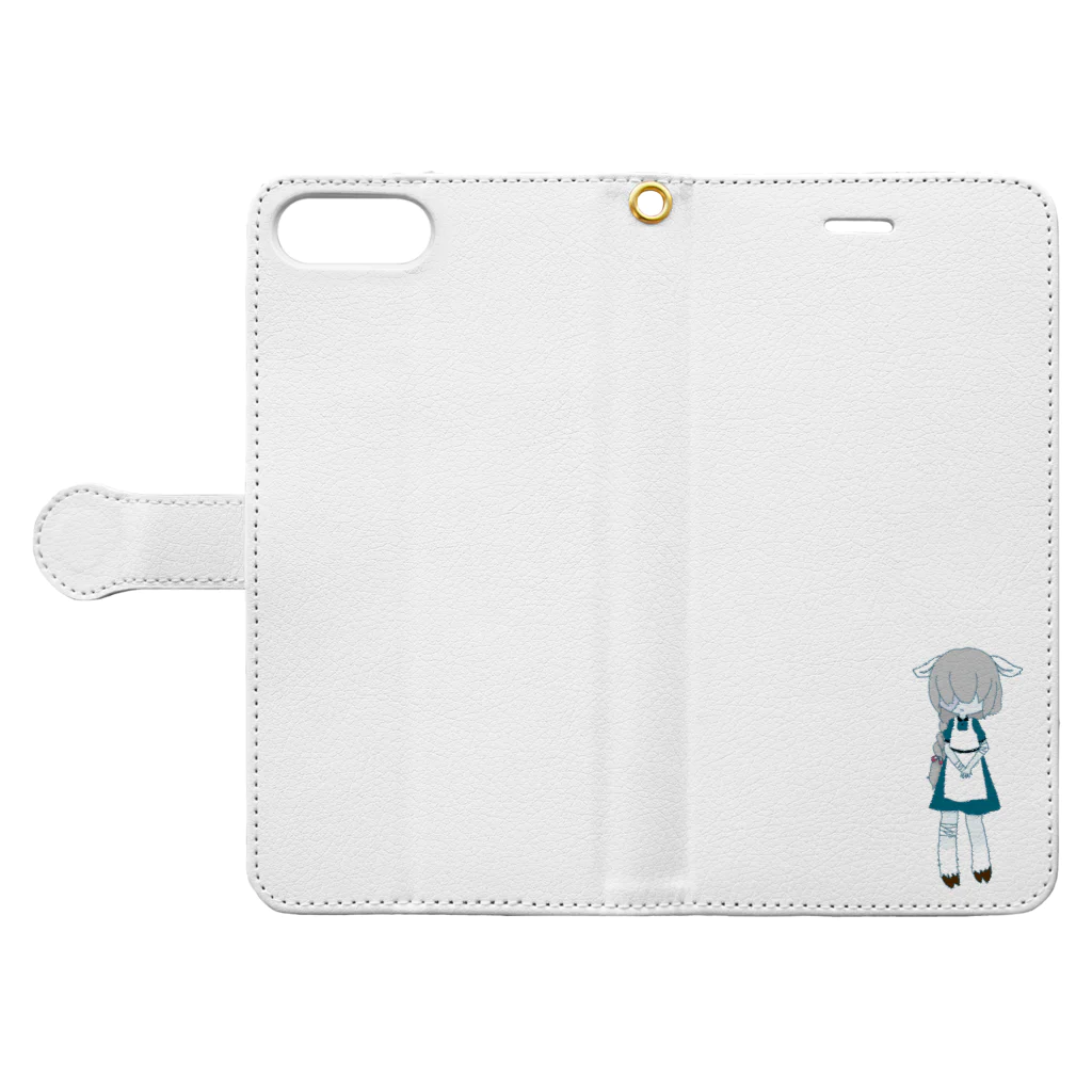 mosrisのサクリフィス Book-Style Smartphone Case:Opened (outside)