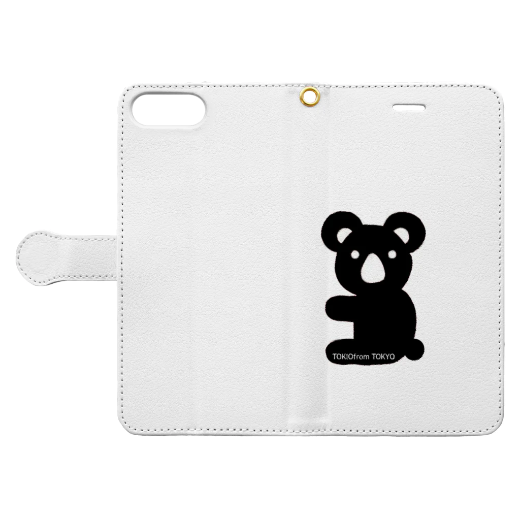 TOKIO from TOKYOのコアラ Book-Style Smartphone Case:Opened (outside)