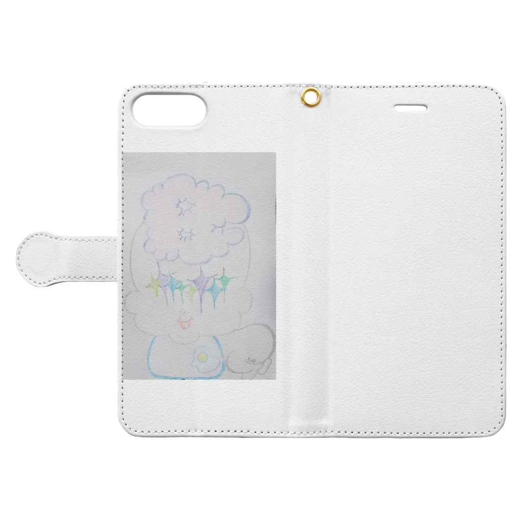 zeromuのBaby.hip～Be-beちゃん～ Book-Style Smartphone Case:Opened (outside)