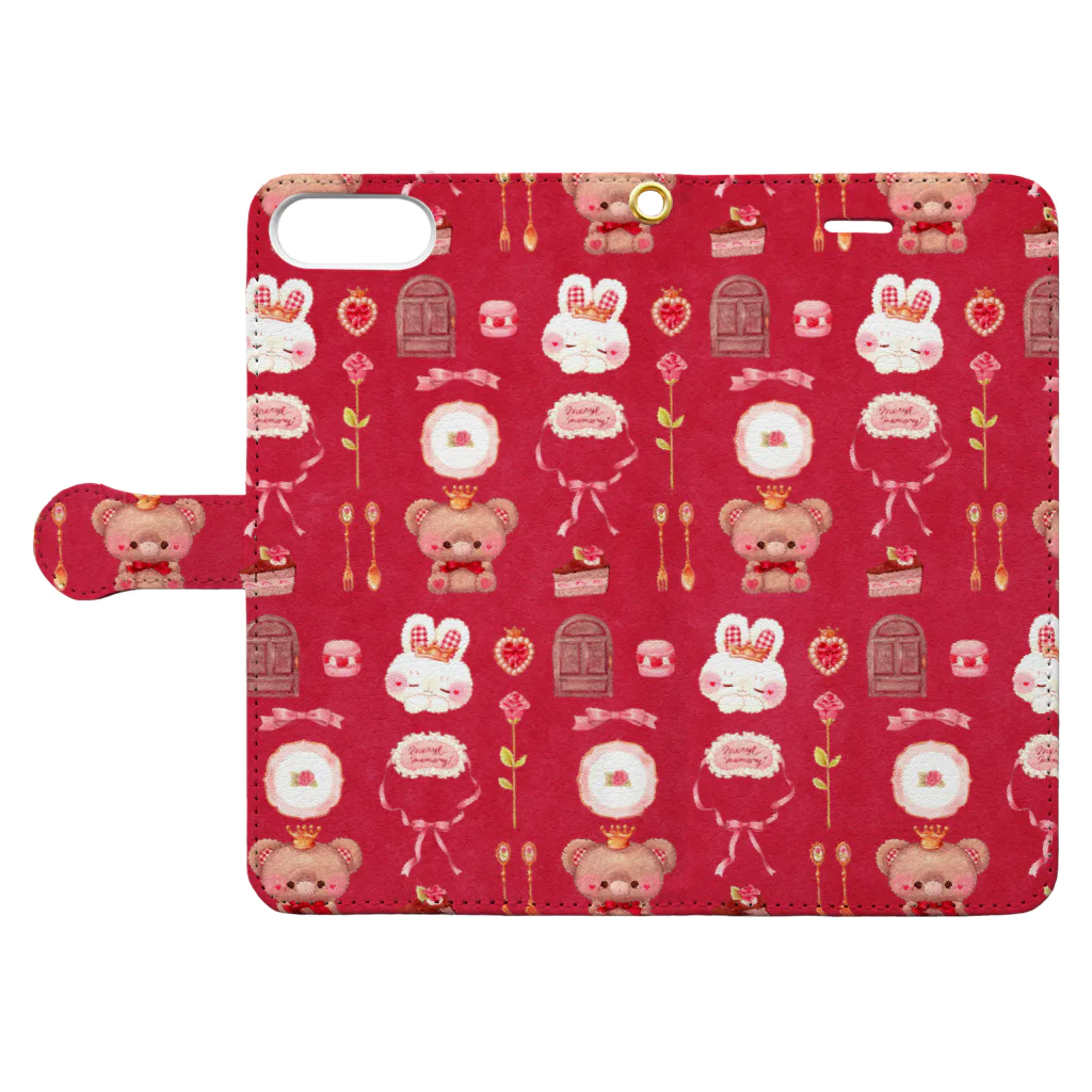 ゆかチョフのImpossible dream Red Book-Style Smartphone Case:Opened (outside)